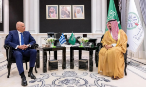Saudi Defense Minister, Greece National Defense Minister Hold Talks: SPA