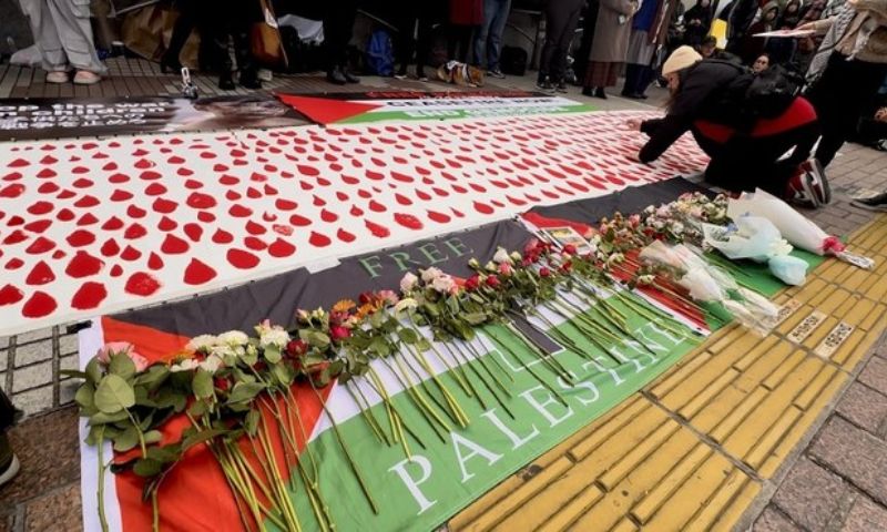 Tears for Gaza”, Japan, TOKYO, Palestinians , Israeli military occupation, London