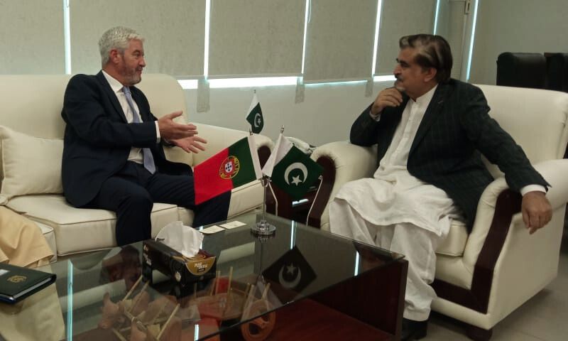 Ambassador, Portugal, Minister, Culture, Jamal Shah, Heritage, Pakistan, Book

