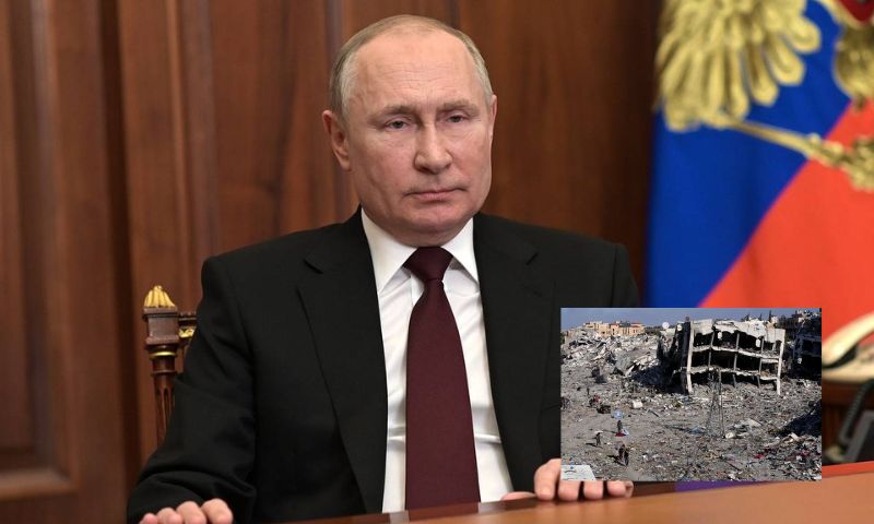 President Putin, Gaza 'Catastrophe' Ukraine War, MOSCOW, Russian President Vladimir Putin,