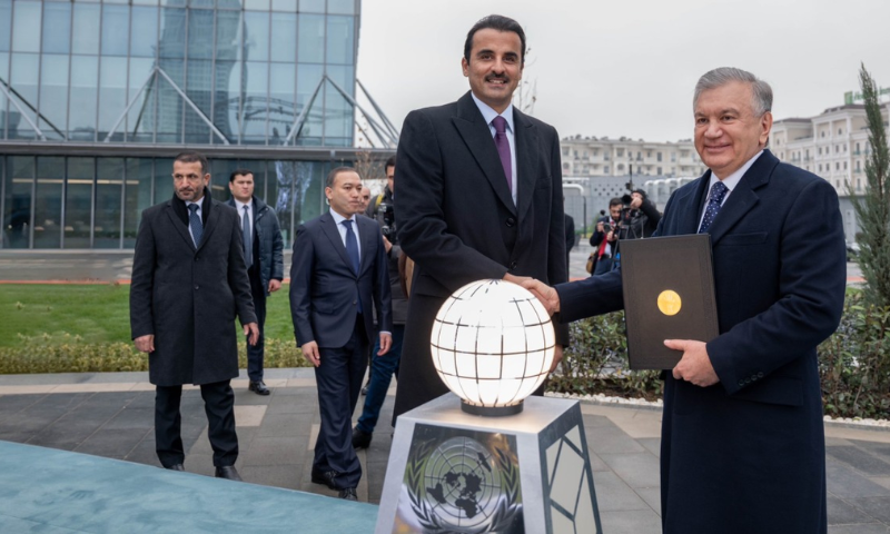 Qatar Emir Attends Anti-Corruption Excellence Award Ceremony in Uzbekistan