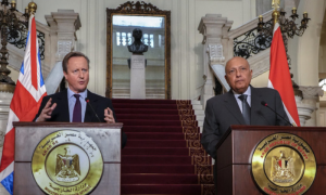 UK Top Diplomat Pushes for ‘Sustainable’ Gaza Ceasefire at Egypt Talks