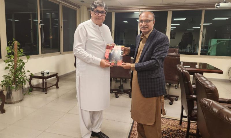 Secretary General, AIPS, Amjad Aziz Malik, Fawad Hasan Fawad,