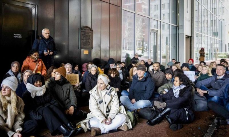 Dutch civil servants, ceasefire, Gaza, humanitarian law, UN General Assembly,