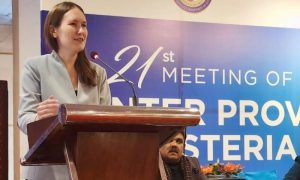 Kristin Hawkins, US, Consul General, sports, women, education, sports, Lahore, schools