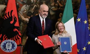 Italy, Asylum, Overseas, Facility, Albania, Migrants, The Times, Government, Italian, Spring, Video, Rome, Salaries, Agreements,