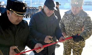 President, Kyrgyzstan. Chinese, border, help