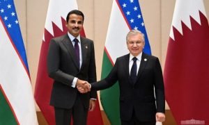 Uzbekistan, Qatar, Emir, Tashkent, Samarkand, Trade, Investment, Doha, Diplomatic Missions, Energy, Industry, Agreement, Economy, Sheikh Tamim bin Hamad Al Thani, President, Shavkat Mirziyoyev