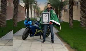 Saudi, Stunt Rider, Guiness World Record, Ice Wheelie, Saudi Arabia, Jeddah, Support, Egypt, Bulgaria, UAE,