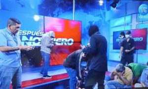 Ecuador, Drugs, Crime, Police, Media, Live, On Air, Television Studio