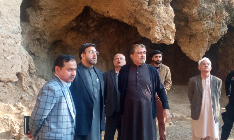 Foundation Stone of Shah Alla Ditta Caves Preservation Development Project Laid 3