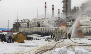 Kremlin Blames Kyiv For Attack on Gas Terminal