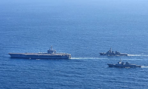 N. Korea Says Tested 'Underwater Nuclear Weapon System' After Trilateral Drills