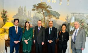 Pakistan's Ambassador, France, Asim Iftikhar Ahmad, Prefet of the Occitanie Region, Pierre-André Durand, Toulouse,