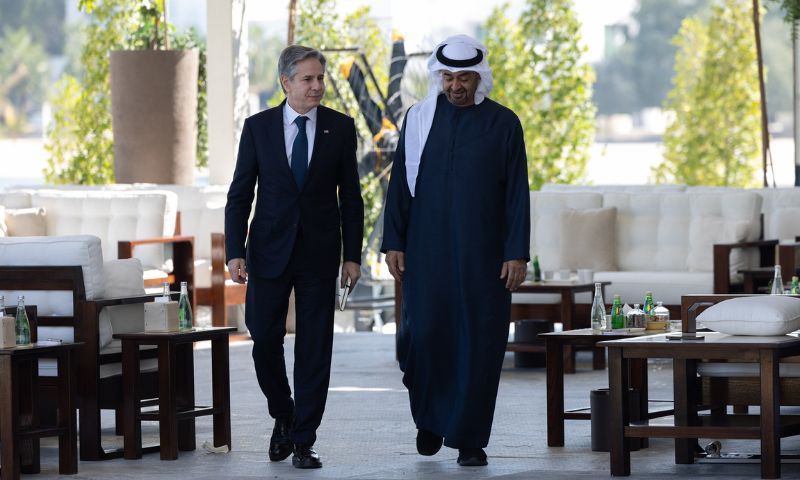 UAE, Gaza, President, US, Antony Blinken, Sheikh Mohamed bin Zayed Al Nahyan, Abu Dhabi, Jordan, Qatar, Middle East, Israeli, Hamas