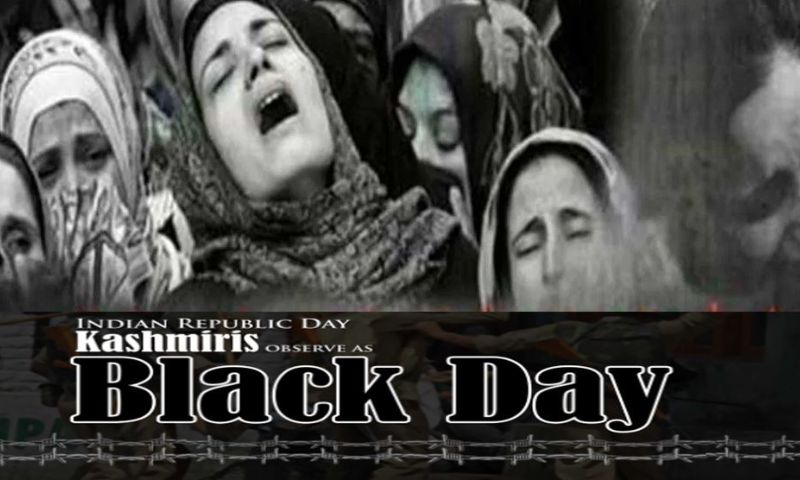 Jammu Kashmir National Front, India's Republic Day, Black Day, fundamental rights, IIOJK, Haseeb Wani,