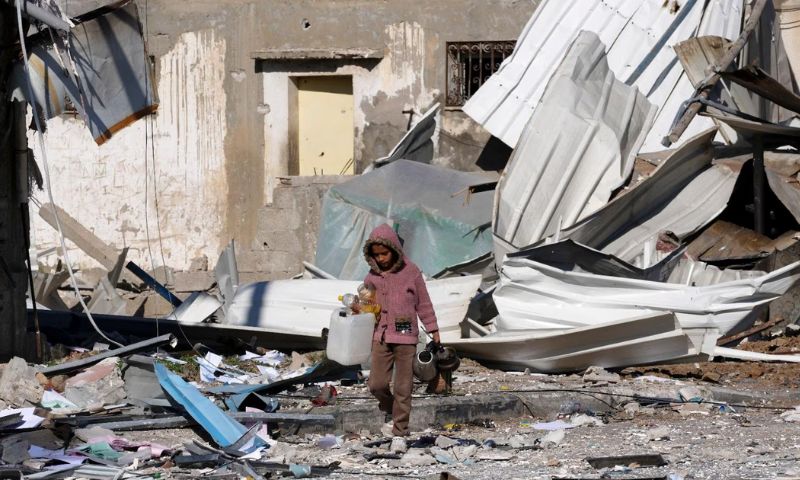Israeli, Strikes, Gaza, October 7, Palestinian, Health, Hospitals, Rafah, US, British, Houthi, Yemen, Red Sea, Health Ministry, OCHA, UN, West Bank