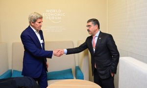 Pakistan, Anwaar-ul-Haq Kakar, United States, President, John Kerry, Davos, World Economic Forum, Switzerland,