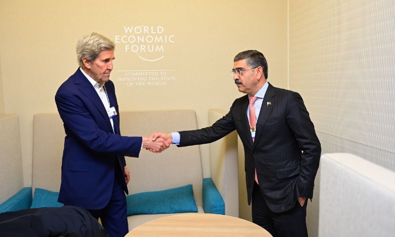 Pakistan, Anwaar-ul-Haq Kakar, United States, President, John Kerry, Davos, World Economic Forum, Switzerland,