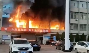 China, accident, fire,