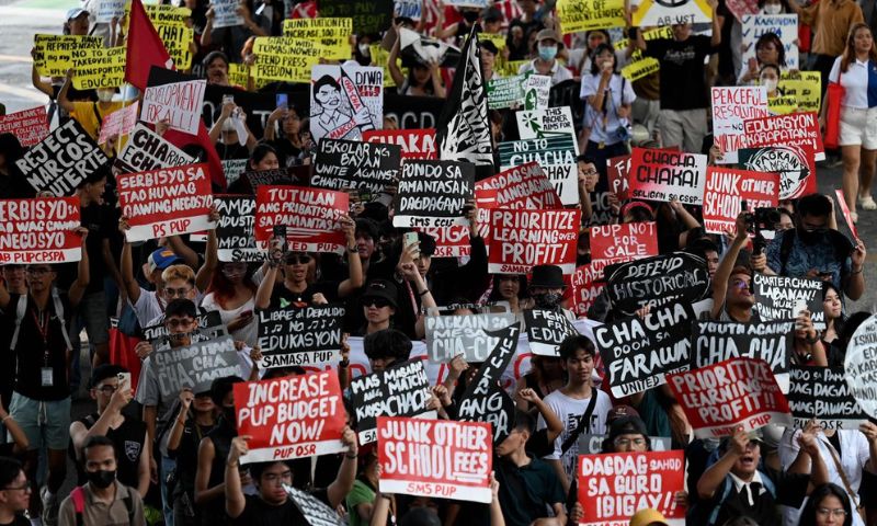 Philippine, Ferdinand Marcos, Protest, President Bongbong, Charter,