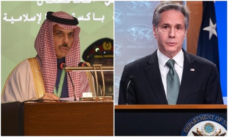 Saudi, Foreign Minister, Blinken, Gaza Strip,