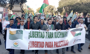 Global Demonstrations Unite for Kashmir and Palestine