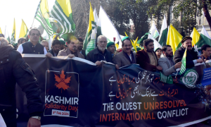Jamal Shah for speeding up Kashmir Cause