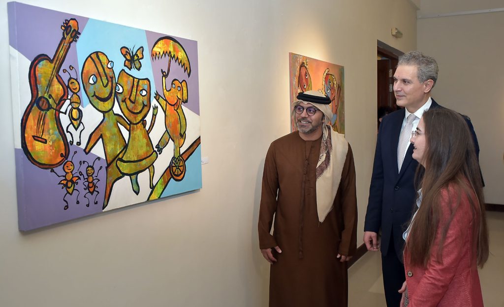 Painting Exhibition, Jordanian, Artist, Suzan Alsaid Alosaily, PNCA, Pakistan National Council of Arts, Jordan, Pakistan, Islamabad, Relations