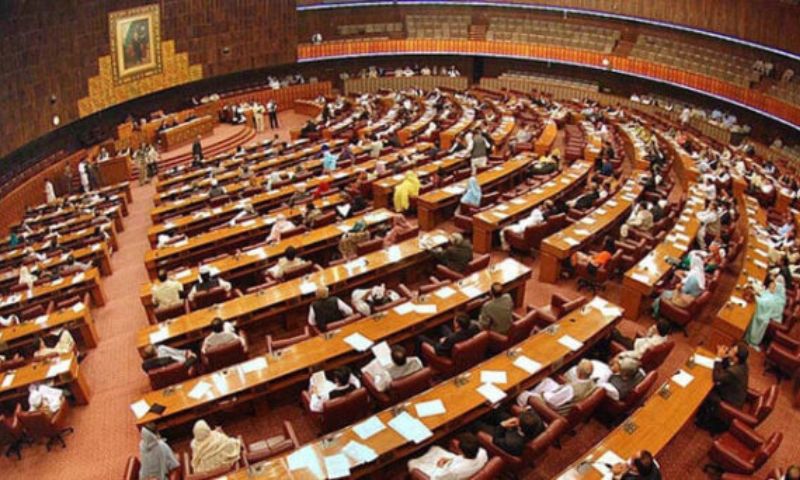 National Assembly, Session, President Arif Alvi, Speaker, Raja Pervaiz Ashraf,