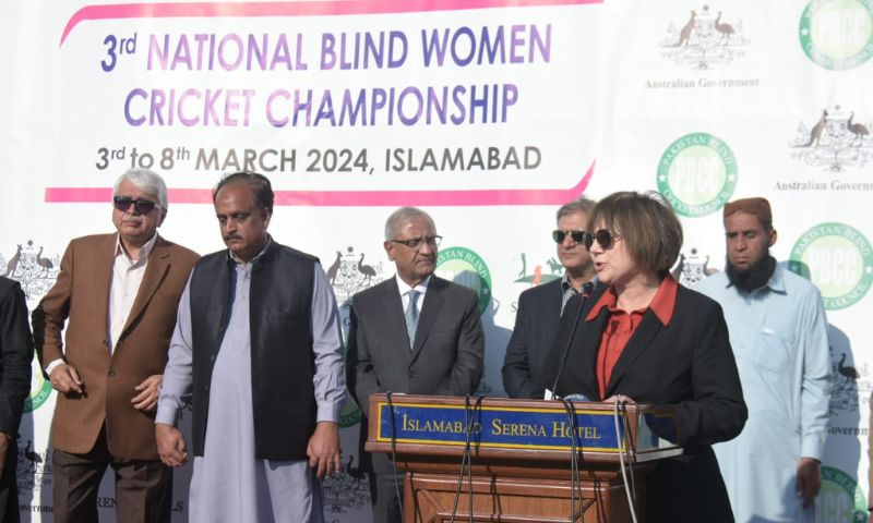 Australia, Supports, Cricket, Training, Blind Women