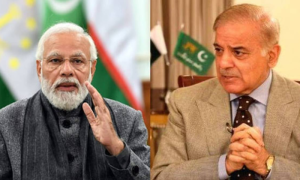 India’s PM Modi Felicitates Shehbaz on Second Term as PM