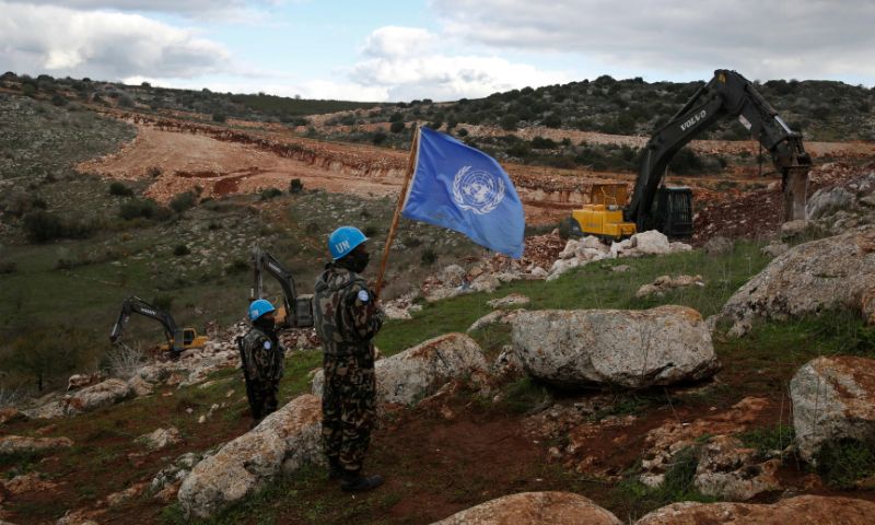 UN Peacekeepers, Lebanon, Israeli, Border, United Nations, Hezbollah, Palestinians, Gaza, Hamas, UNTSO,
