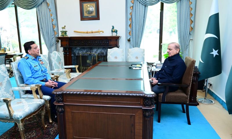 Pakistan Air Chief, Zaheer Ahmad Babar Sidhu, Prime Minister Shehbaz, Prime Minister Shehbaz Sharif