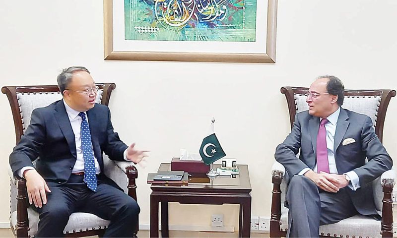Finance Minister, Muhammad Aurangzeb, Pakistan, China, cooperation, financial, markets, Pakistan Stock Exchange, development, environment