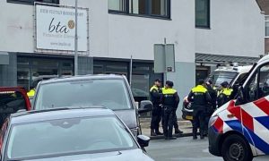 Dutch, Cafe, Siege, Netherlands, Police, Riot Police