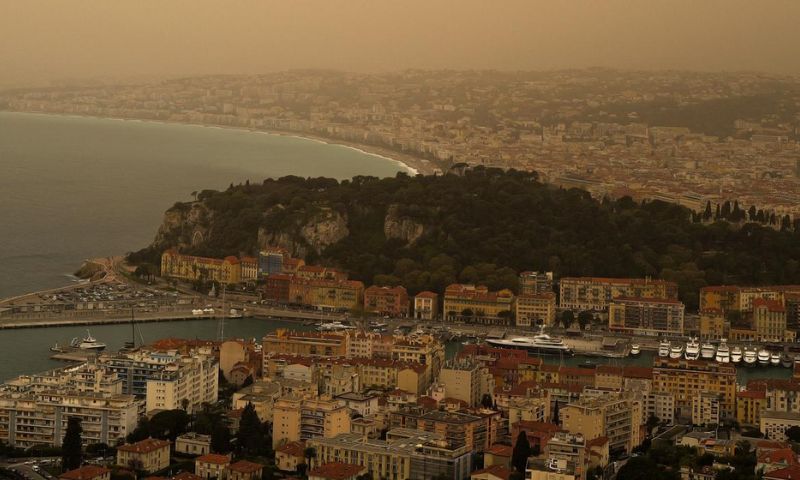 Sahara Dust Cloud, Europe, Monitor, Germany, Spain, France, Scandinavia, Sahara Desert, Iberian Peninsula, Switzerland, Air Quality, Sweden, Finland, Russia, Weather, Africa, Spanish Canary Island
