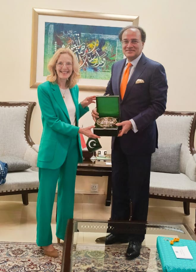 Netherlands Ambassador Calls on Pakistans Finance Minister 1