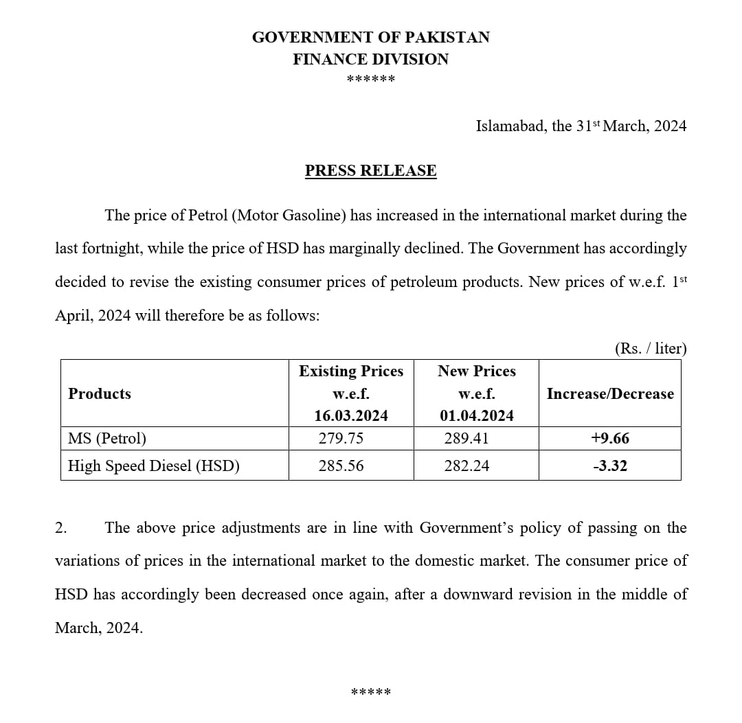 Pakistan, Petrol, Price, PSO,