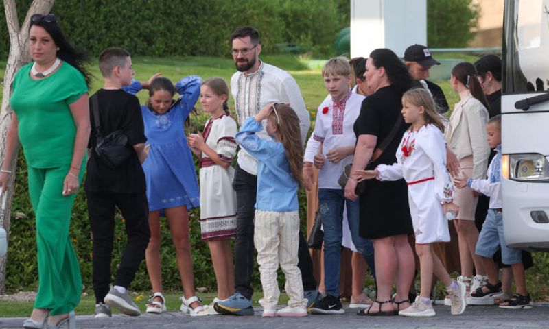 Russia, Ukraine, Qatari, Children, Kremlin, Moscow, War,