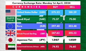 Currency Exchange Rates in Pakistan 1st April, 2024