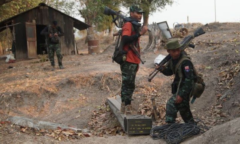 Myanmar Junta, Ethnic Rebels, Thailand, Border, China,