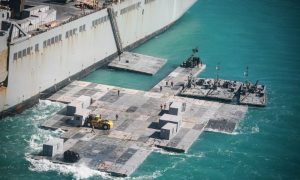 Three US Troops Suffer Injuries During Gaza Pier Operation