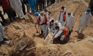 War on Gaza, 80, al-Shifa Hospital, Mass Graves,