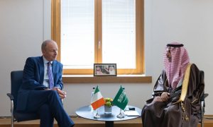 Saudi Arabia, Minister of Foreign Affairs, Prince Faisal bin Farhan bin Abdullah, Ireland, Micheál Martin, Brussels,