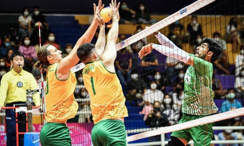 Pakistan, Australia, Historic, Three-Match, Volleyball, Series