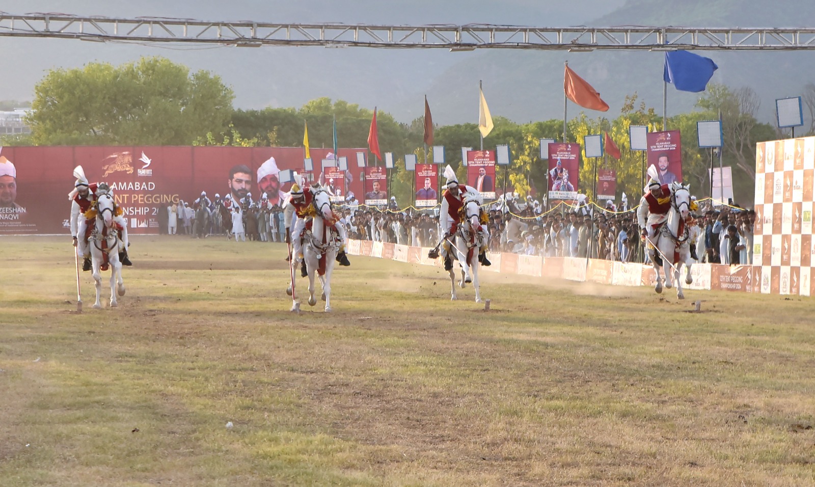 Tent Pegging 