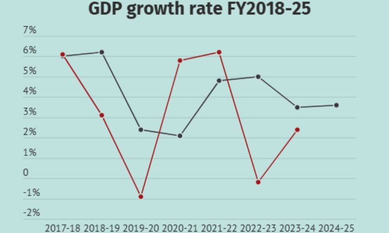 Budget 2024 25 Pakistan Targets 3.6 GDP Growth Inflation to Remain 12 1