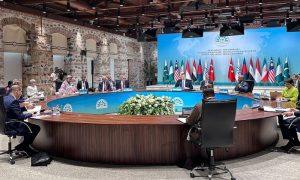 Israel, Muslim, Gaza, Rafah, Palestinian, Hamas, Pakistan, Turkey, Istanbul, Iran, Egypt, Indonesia, Bangladesh, Malaysia, Nigeria, Foreign Minister, United States, United Nations