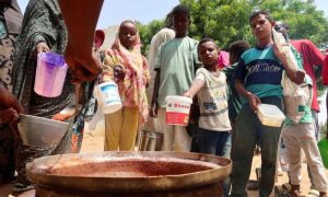 famine in Sudan, food shortages, catastrophic situation, United Nations, Gaza